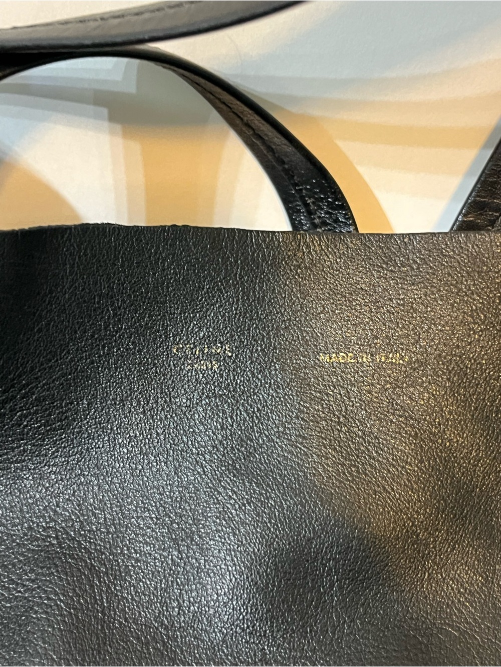 Vintage Céline Black Leather Oversized Slouchy Tote Bag 🇮🇹 - Picture 10 of 16